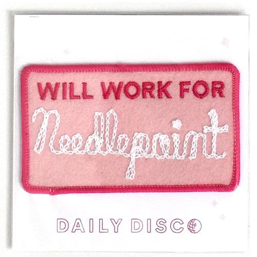Will Work For Needlepoint Patch Accessories Morgan Julia Designs - 1