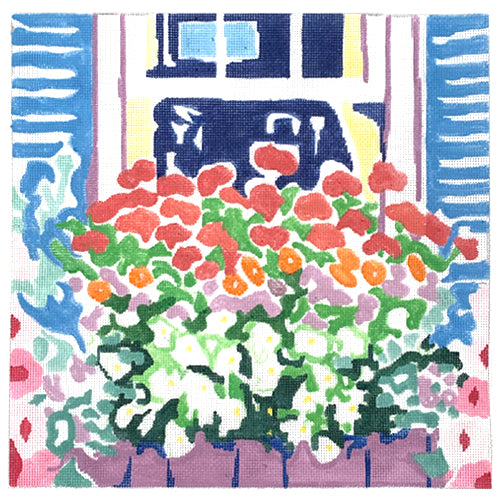 Window Box #1 Needlepoint.Com - 1
