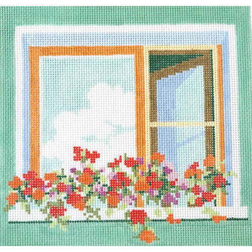 Window Cloud Painted Canvas The Meredith Collection - 1