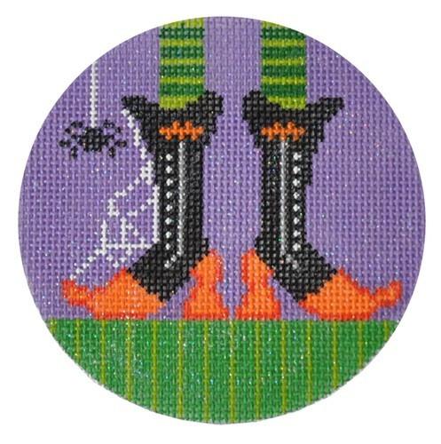 Witches Boots Painted Canvas The Meredith Collection - 1