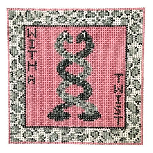 With a Twist Painted Canvas Tina Griffin Designs - 1