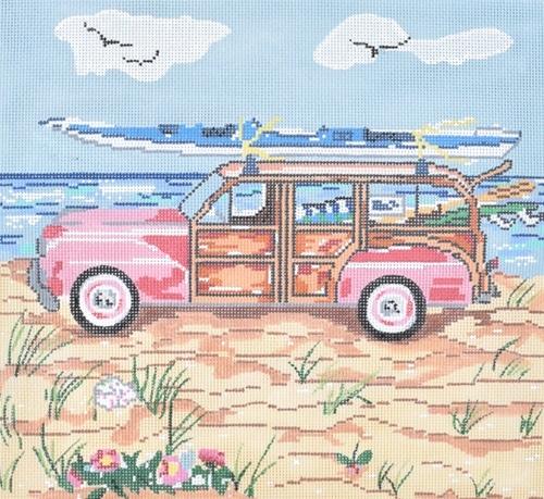 Woody / Summer on 18 Painted Canvas Susan Wallace Barnes