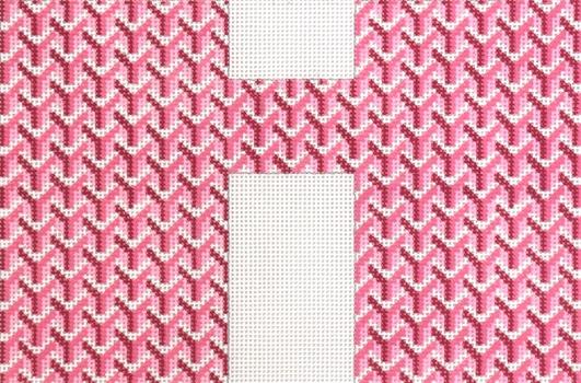 Y Pattern Clutch - Pink Front –