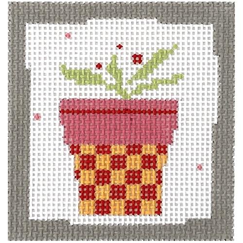 Year of Pippin Flowerpot Painted Canvas Pippin