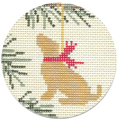 Yellow Lab Painted Canvas CBK Needlepoint Collections
