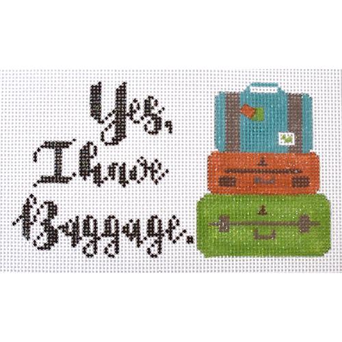 Yes, I have Baggage Painted Canvas A Poore Girl Paints - 1
