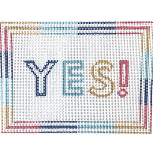 Yes! Sign Painted Canvas KCN Designers - 1