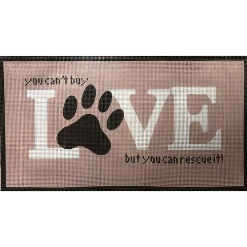 You Can't Buy Love (Brown) Painted Canvas Walkers Wholesale - 1