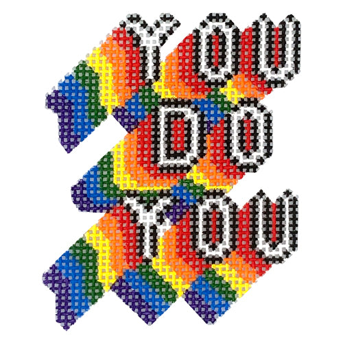 You Do You, Boo Painted Canvas Mopsey Designs - 1