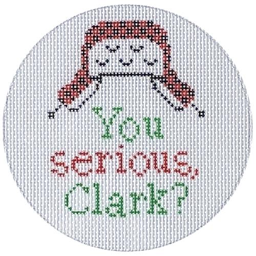 You Serious, Clark? Painted Canvas Stitch Rock Designs - 1