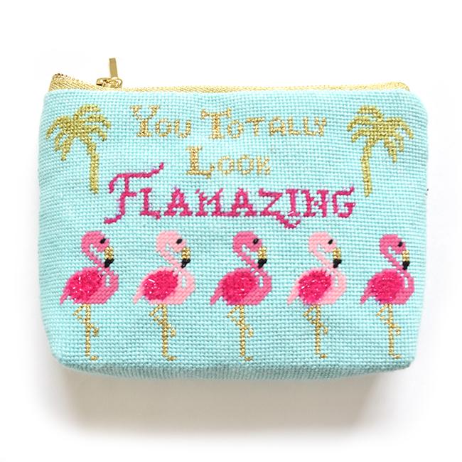 You Totally Look Flamazing Painted Canvas Kimberly Ann Needlepoint - 1