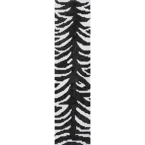 Zebra Bookmark Painted Canvas J. Child Designs - 1