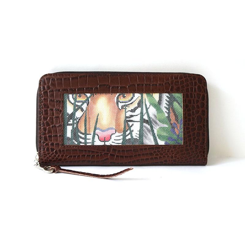 Zip-Top Wallet - Brown Leather Goods Lee's Leather Goods