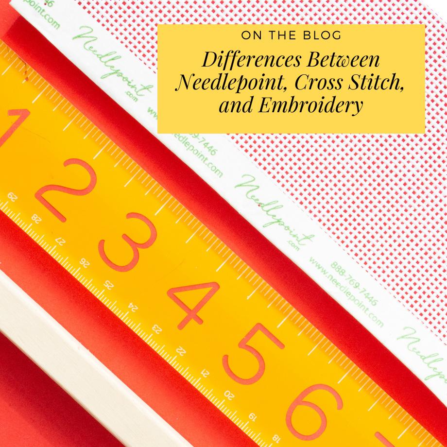 Differences Between Needlepoint, Cross-Stitch, and Embroidery
