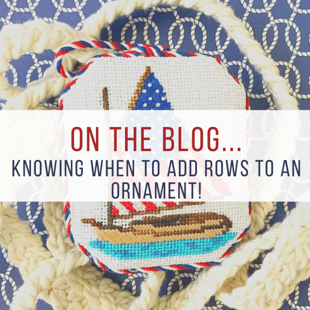 Knowing when to add extra rows to an ornament!