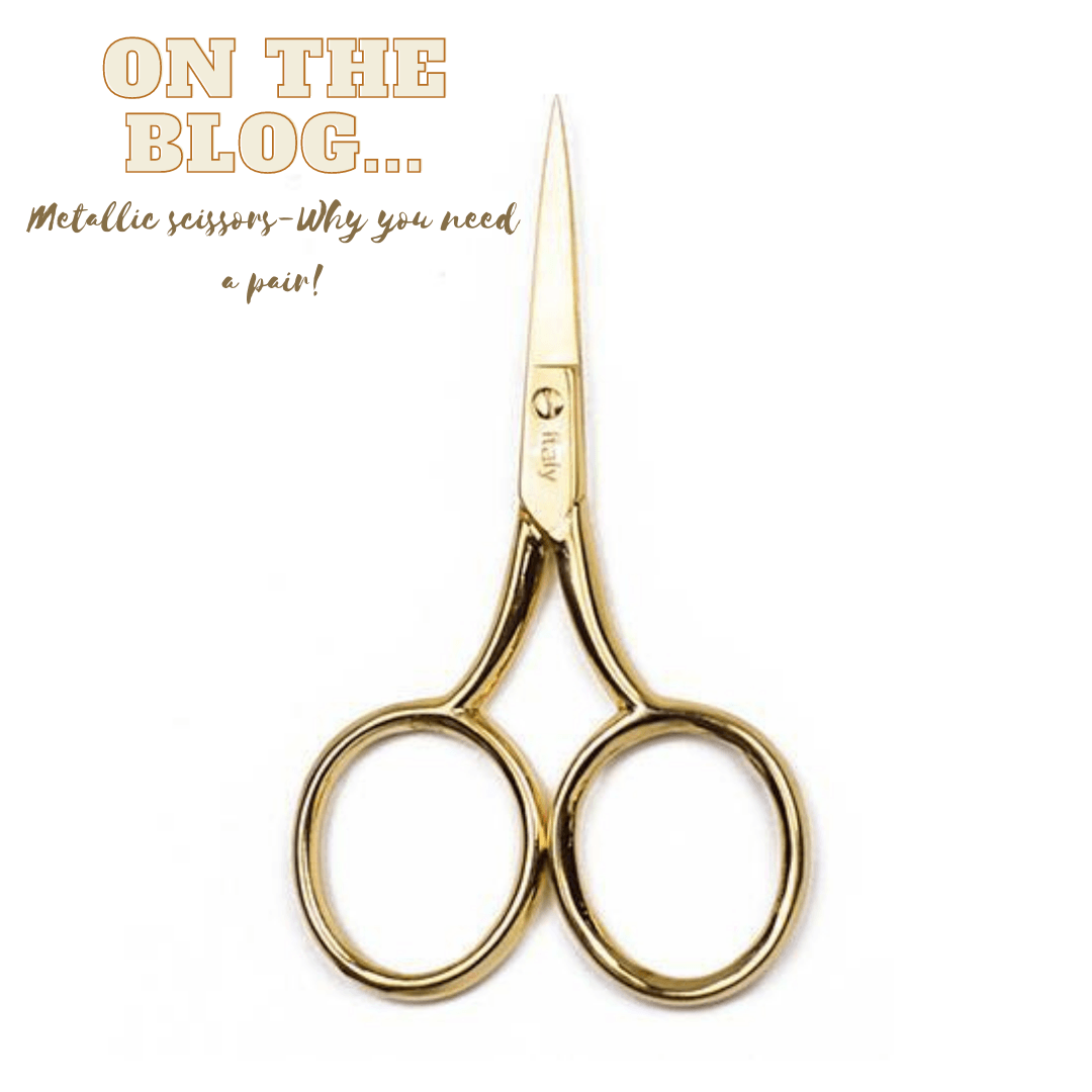 Metallic Scissors-Why you need a pair!