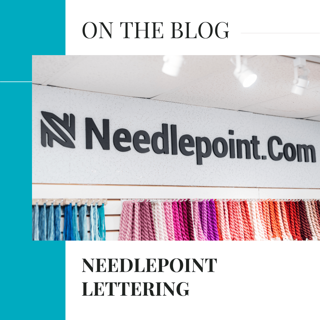 Needlepoint Lettering -