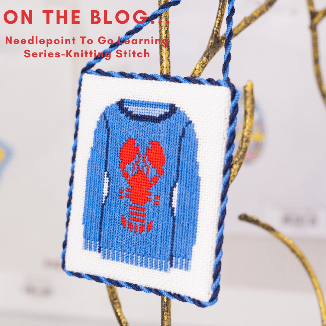 Needlepoint To Go Learning Series Knitting Stitch
