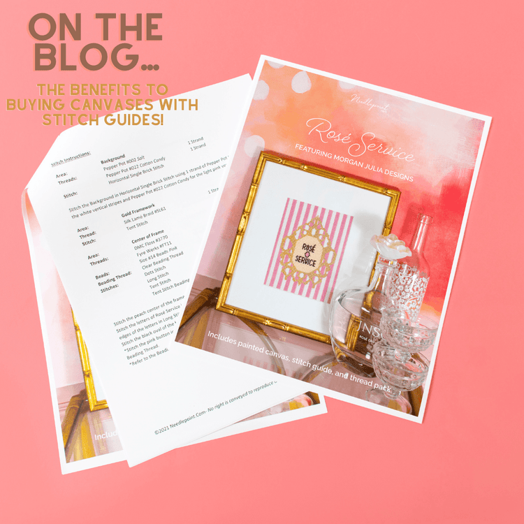 The Benefits to Buying Canvases with Stitch Guides!