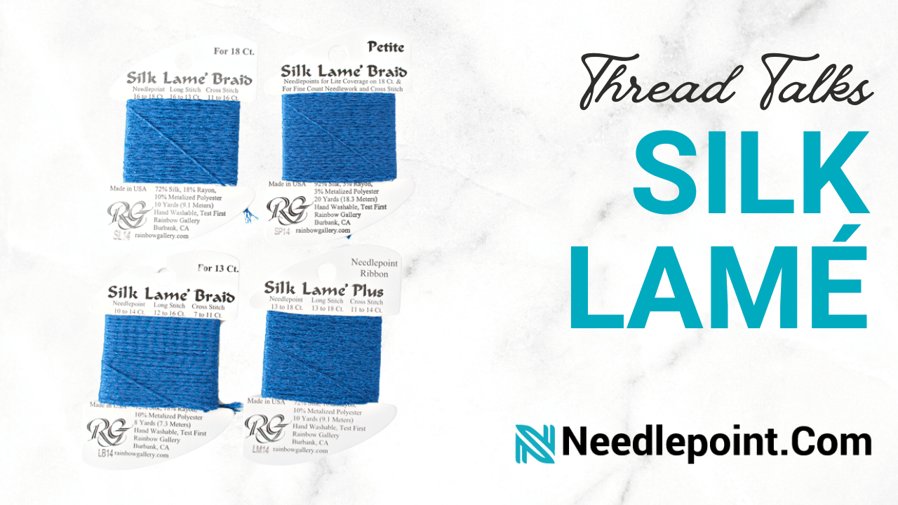 Thread Talks Working with Silk Lamé Braid! -