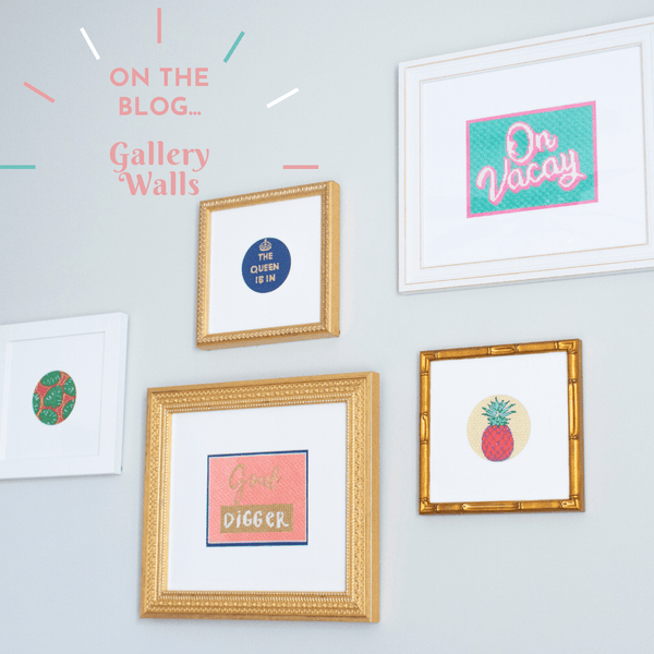 Turn your needlepoint into a Gallery Wall!