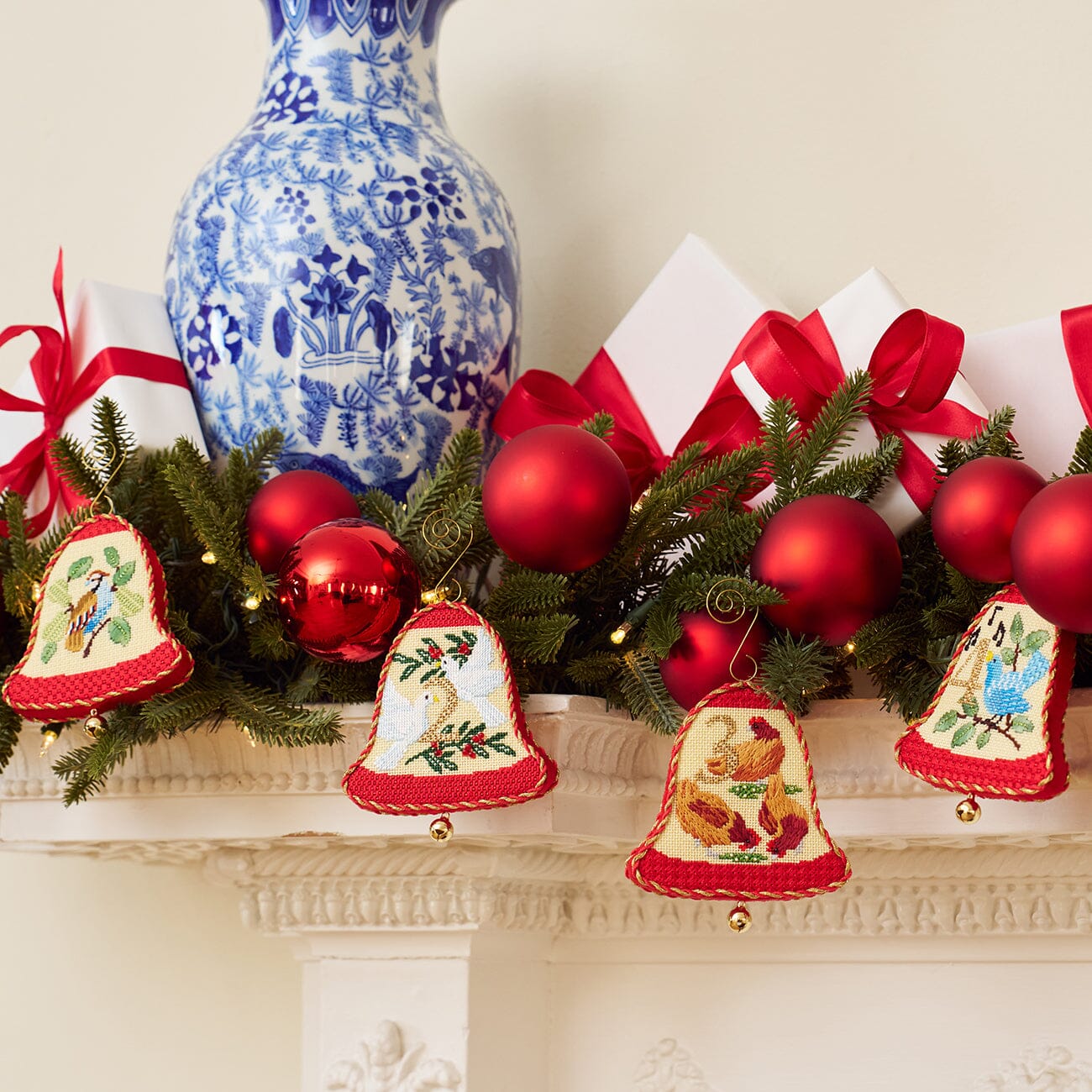 12 Days Bells Kit Kits Needlepoint.Com 
