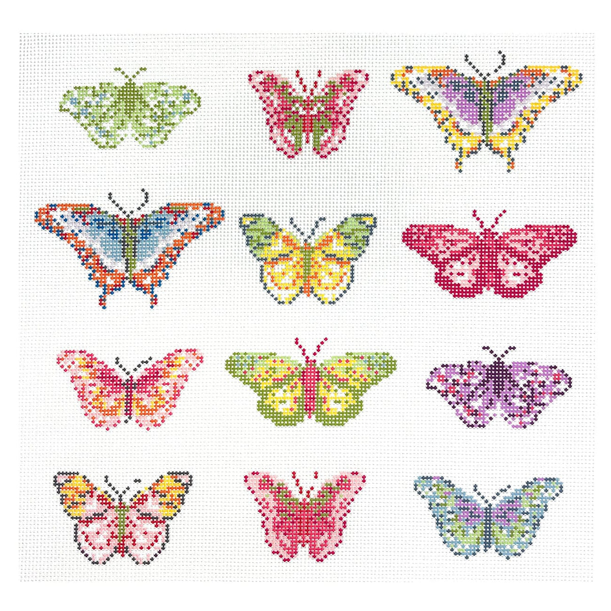 12 x 12 Butterflies Painted Canvas KCN Designers  - 1
