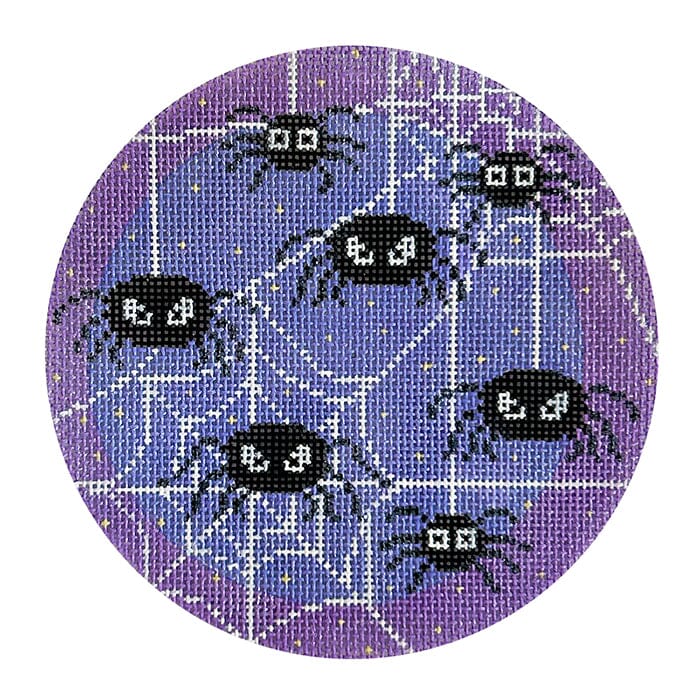 13 Days of Halloween   Seven Spiders Painted Canvas The Meredith Collection 
