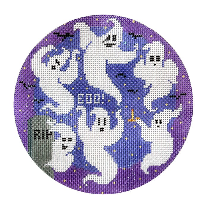 13 Days of Halloween   Six Spooky Ghosts Painted Canvas The Meredith Collection  - 1