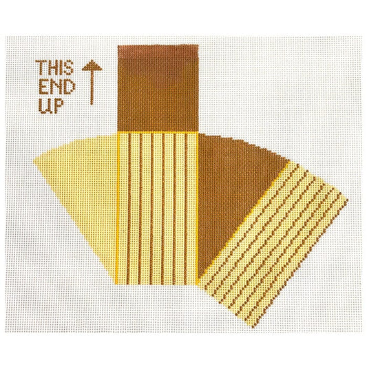 3D Seven Layer Caramel Cake Painted Canvas Ann Kaye Studio 