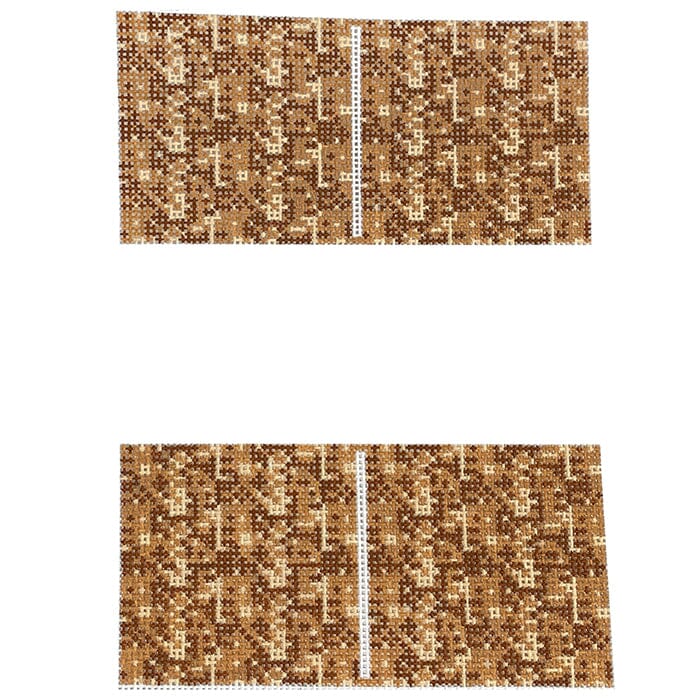 3D S'mores Painted Canvas Fire and Iris 
