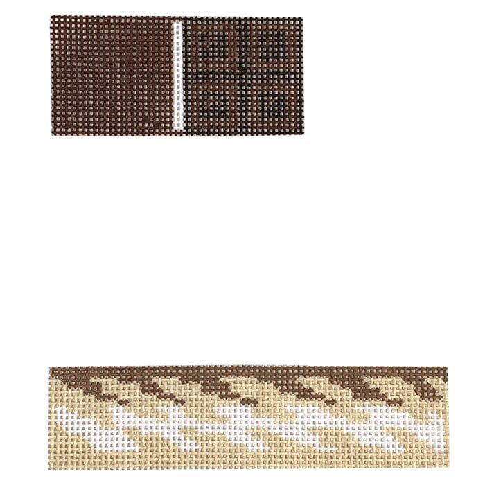 3D S'mores Painted Canvas Fire and Iris 
