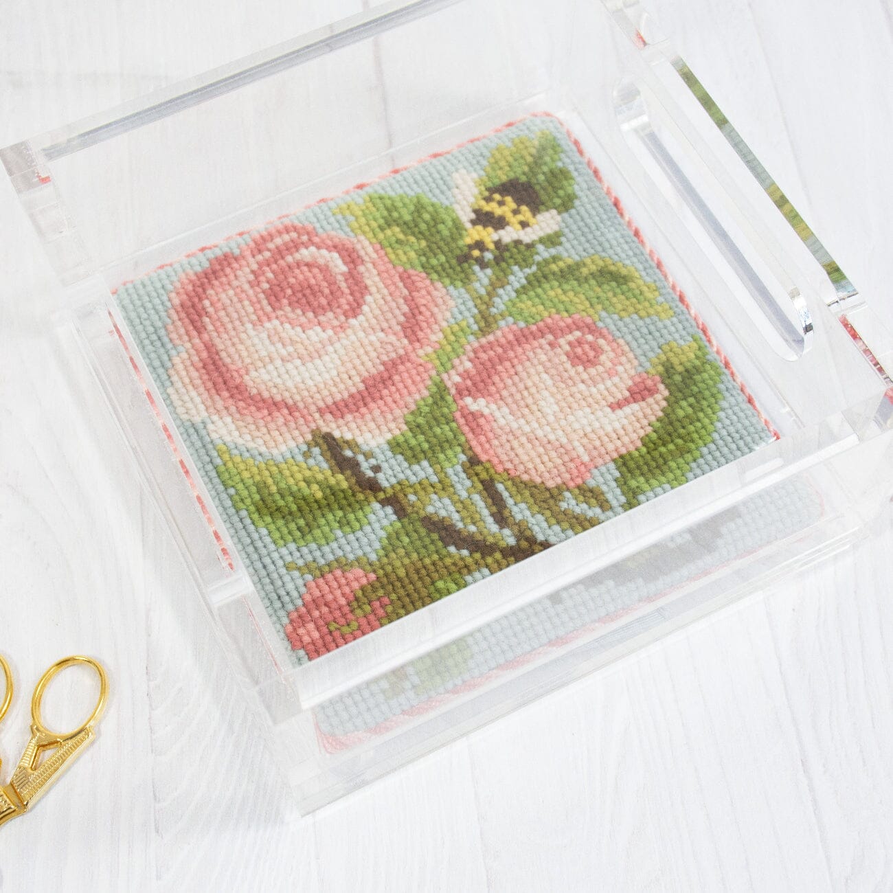 6" Acrylic Tray Accessories Bradley Needlepoint Company  - 