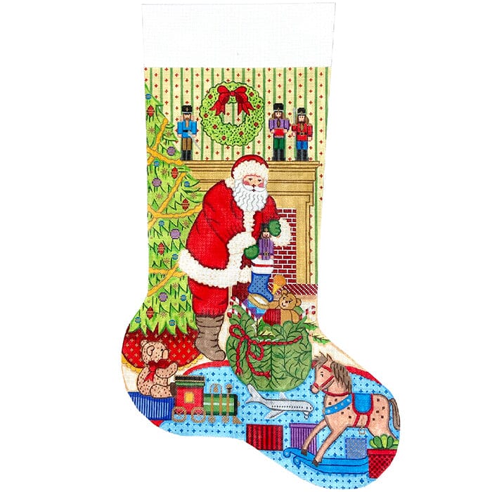 7350 Nativity Stocking on 18 Painted Canvas Alexa Needlepoint Designs 
