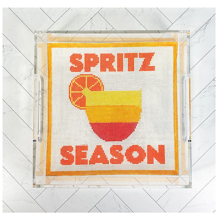 8" Acrylic Tray Accessories Needlepoint.Com 
