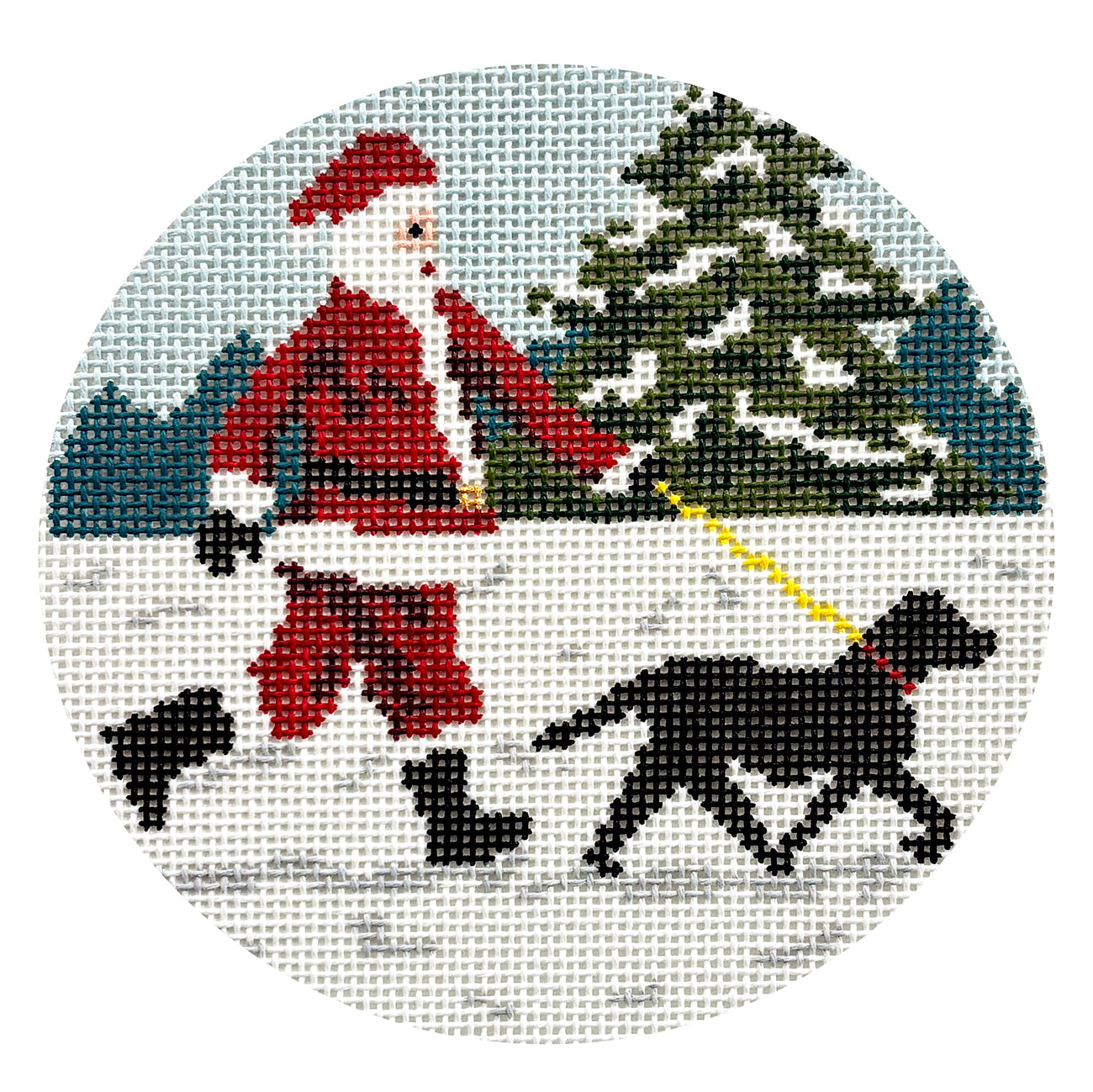 Sporty Santa   Dog Walker, Black Lab - 1