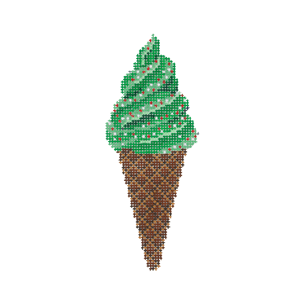 Christmas Tree, Ice Cream Cone - 1