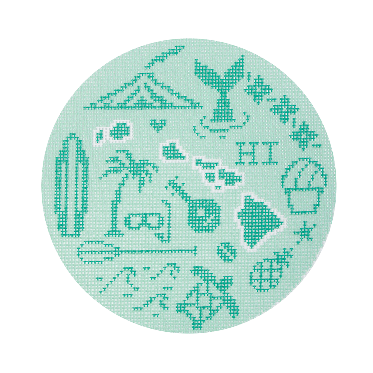 Hawaii Icons Round - 1