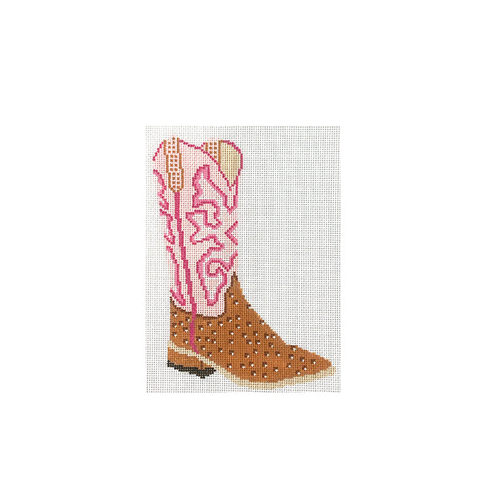 Pink Cowboy Boot Ornament
