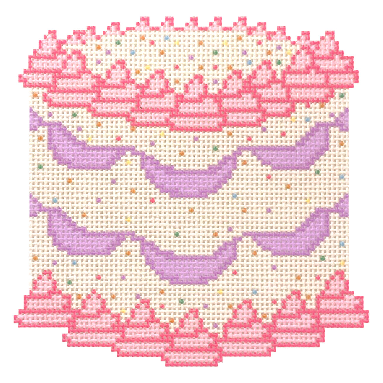 Pink  & Purple Cake - 1