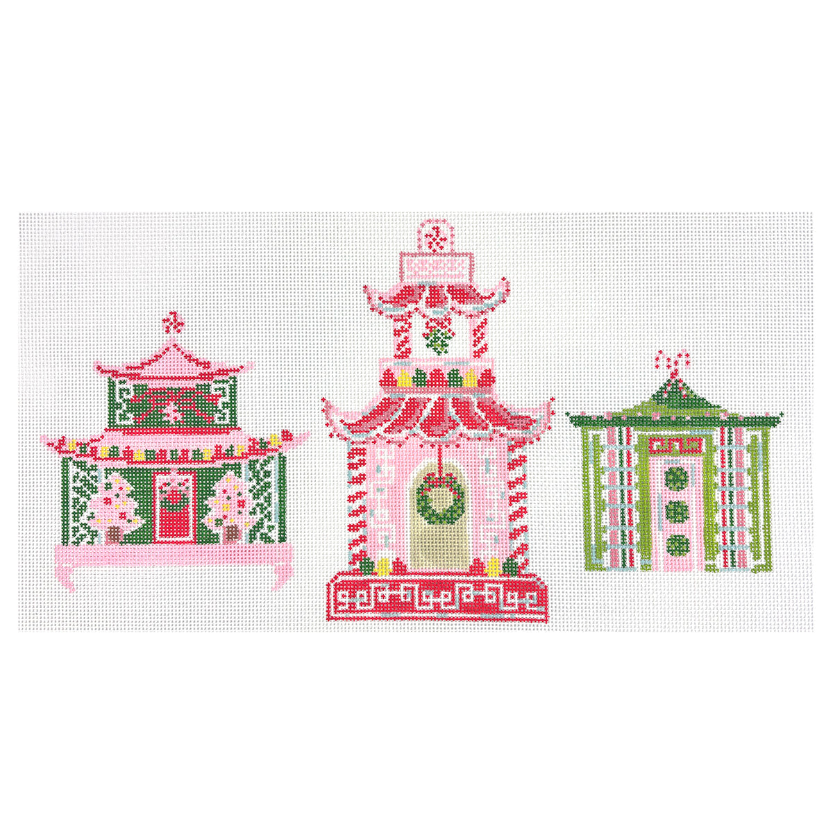 Holiday Pagoda Bolster - 1
