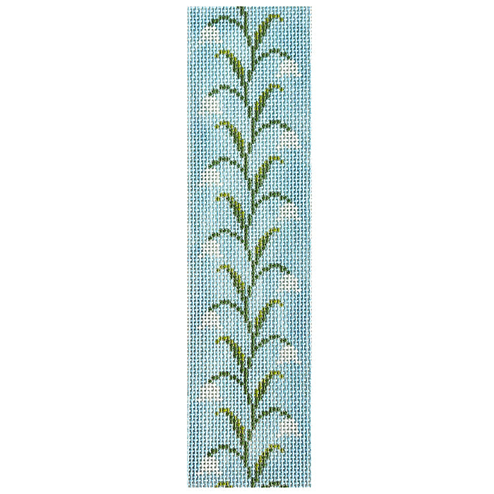 Lily of the Valley Key Fob - Light Blue