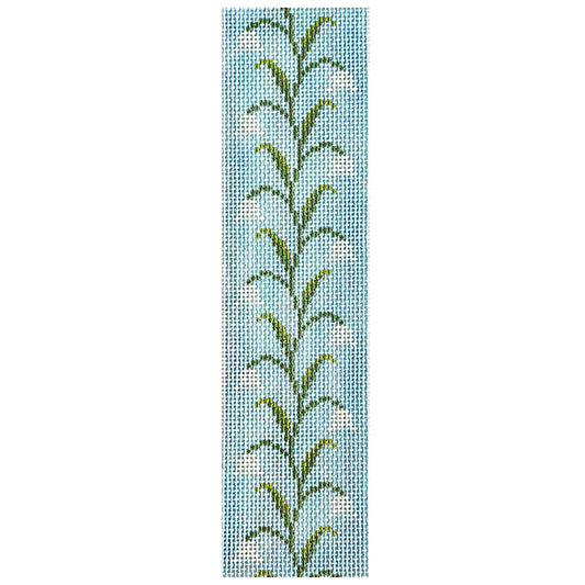 Lily of the Valley Key Fob - Light Blue