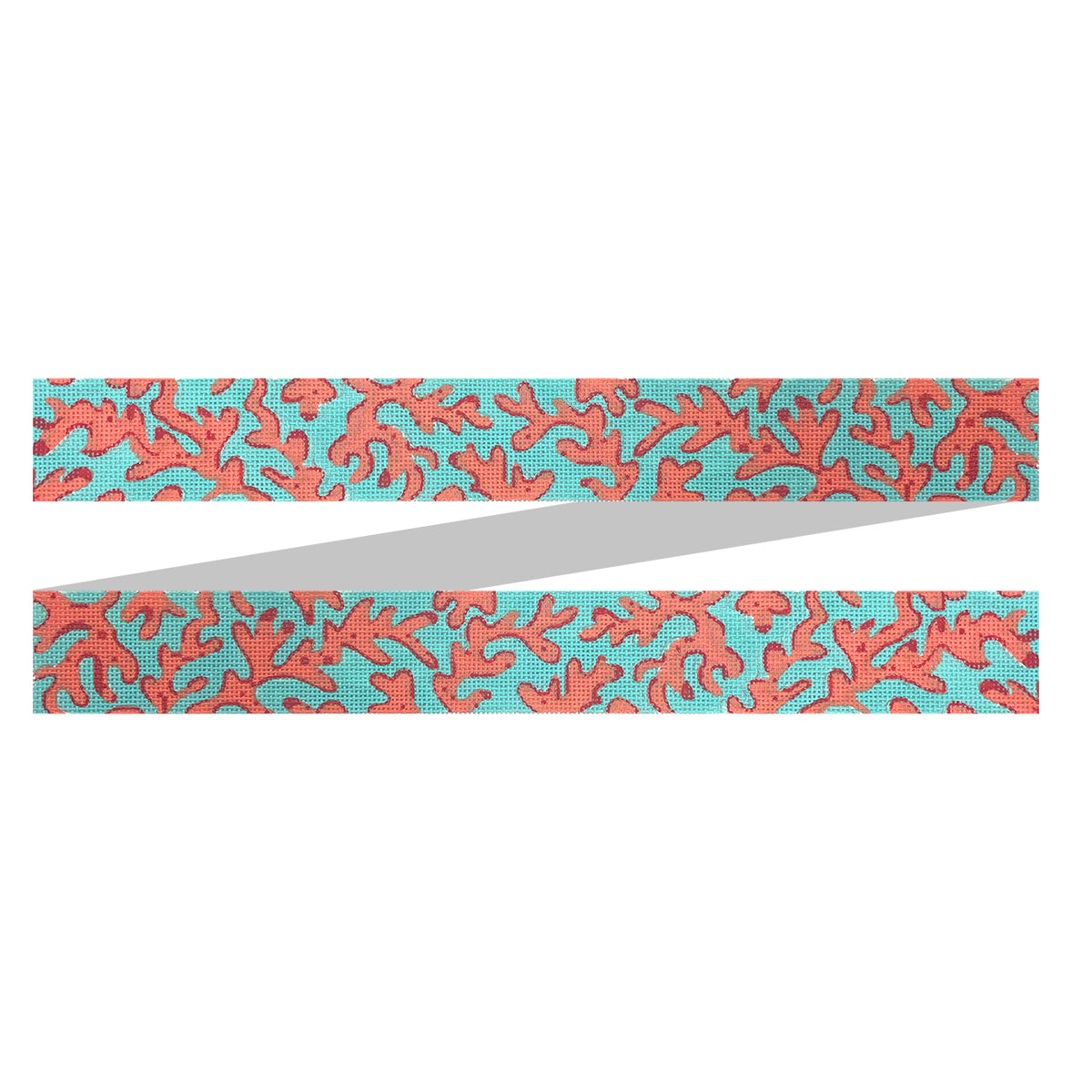 Red Coral on Caribbean Blue Belt - 1