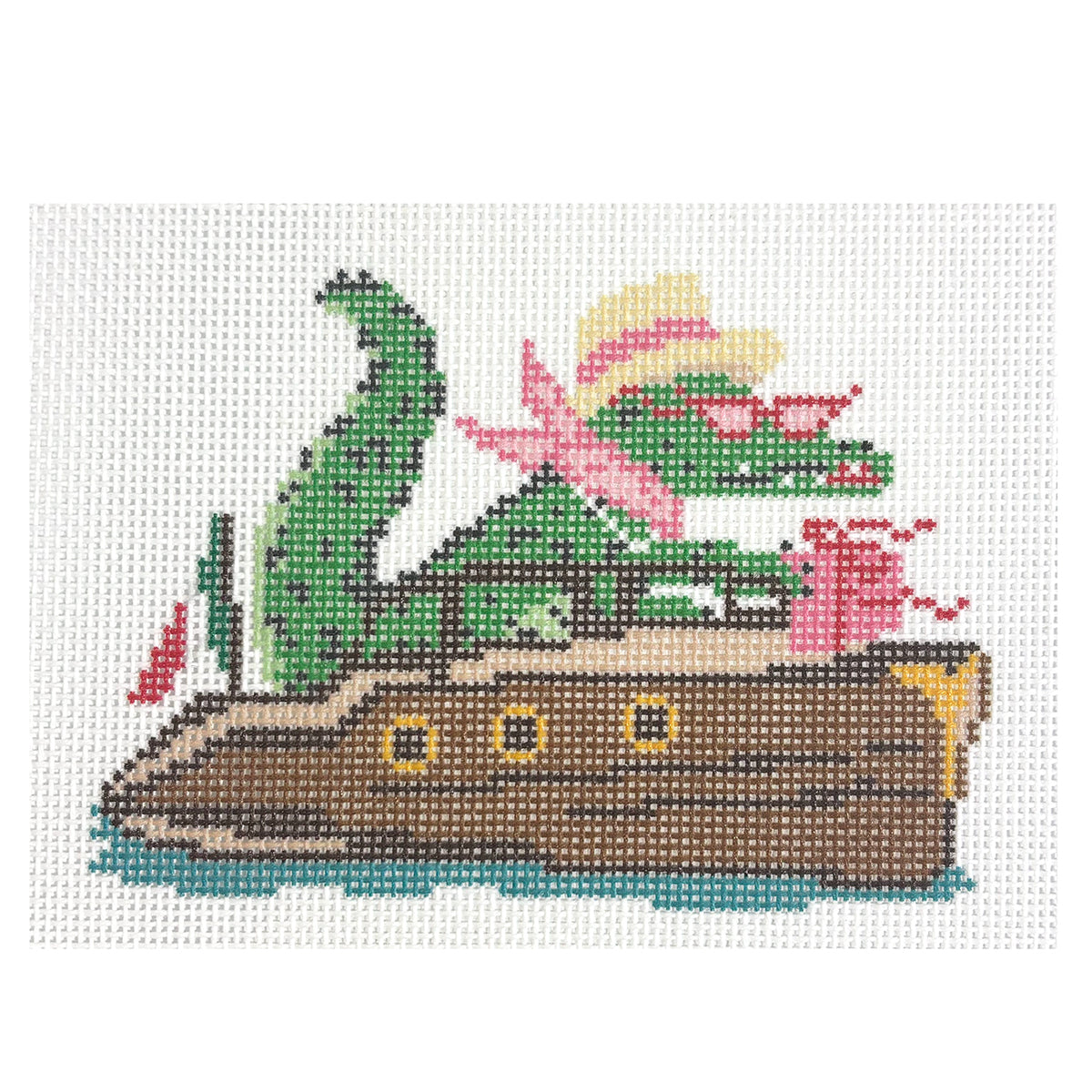 Dolce Vita Wooden Boat Club Crocodile - 1