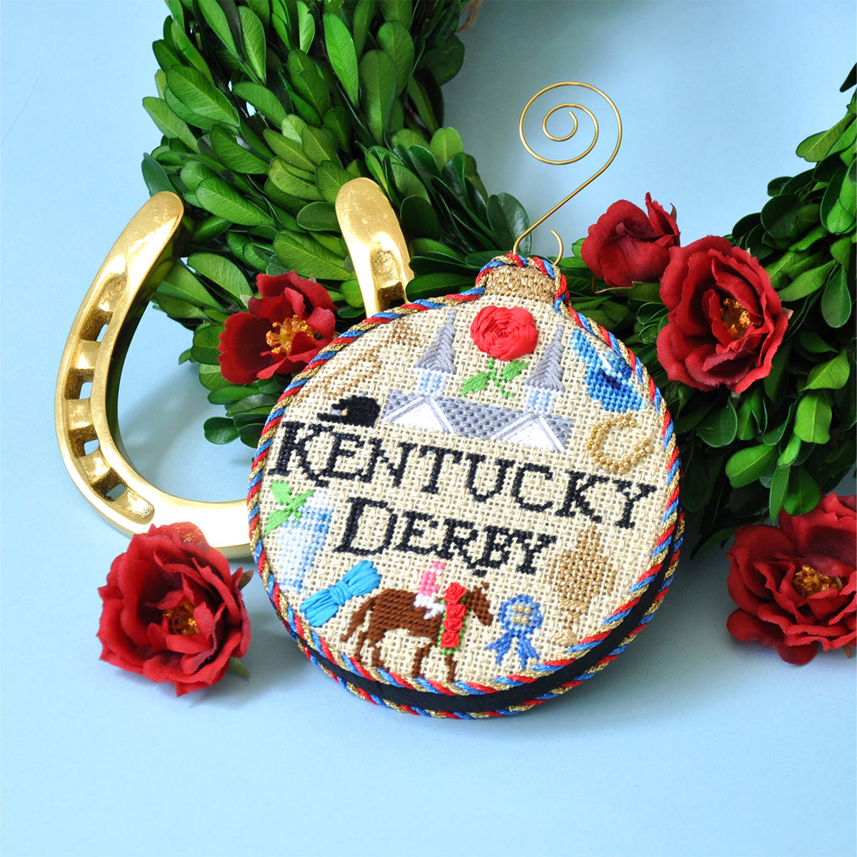Sporting Round   Kentucky Derby with Stitch Guide - 3