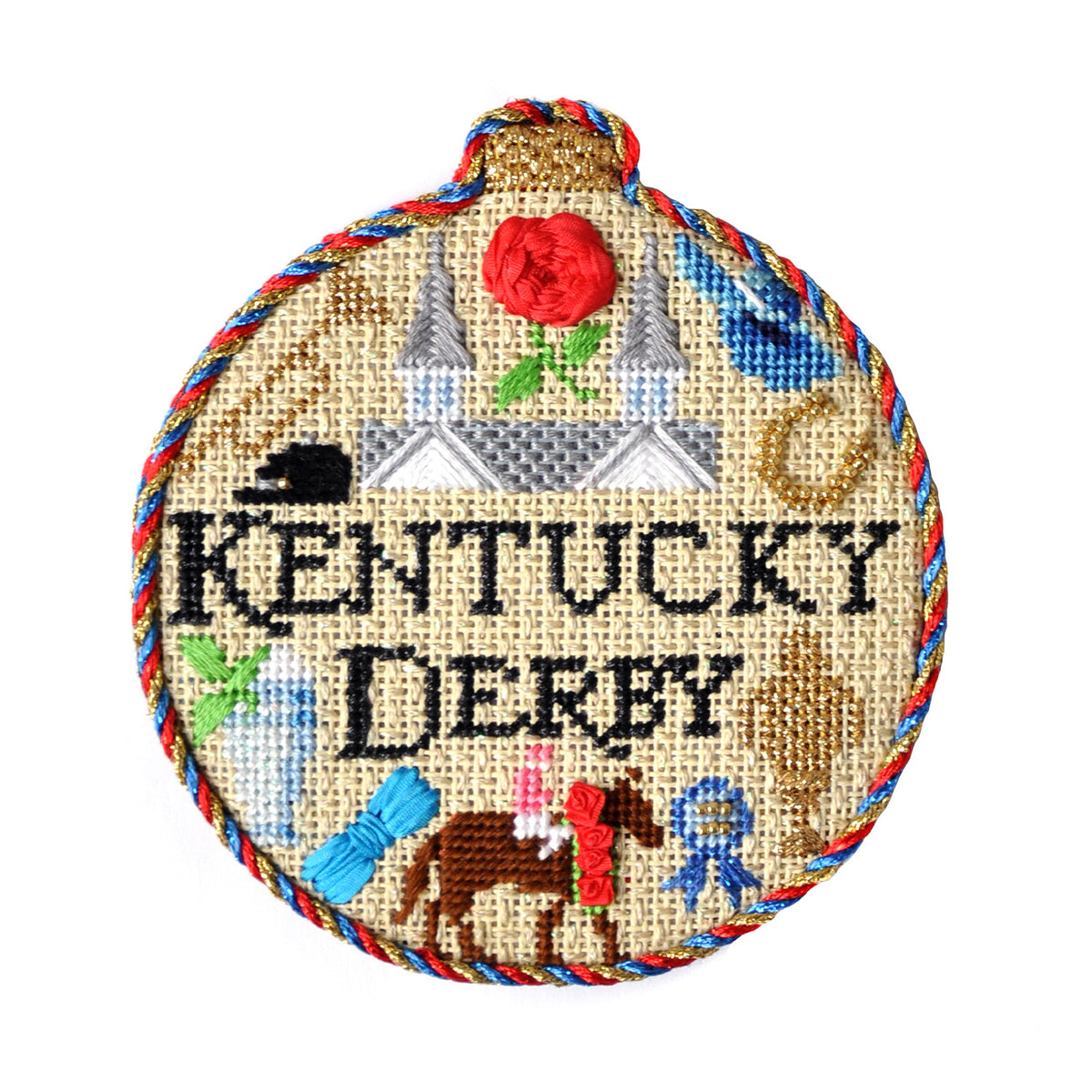 Sporting Round   Kentucky Derby with Stitch Guide - 2
