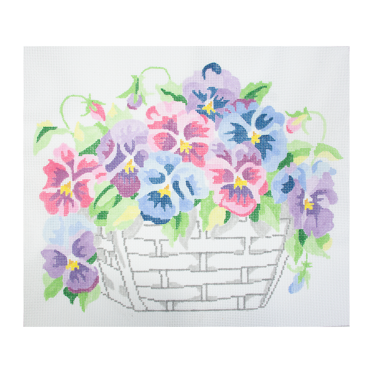 Large Pansy Basket - 1