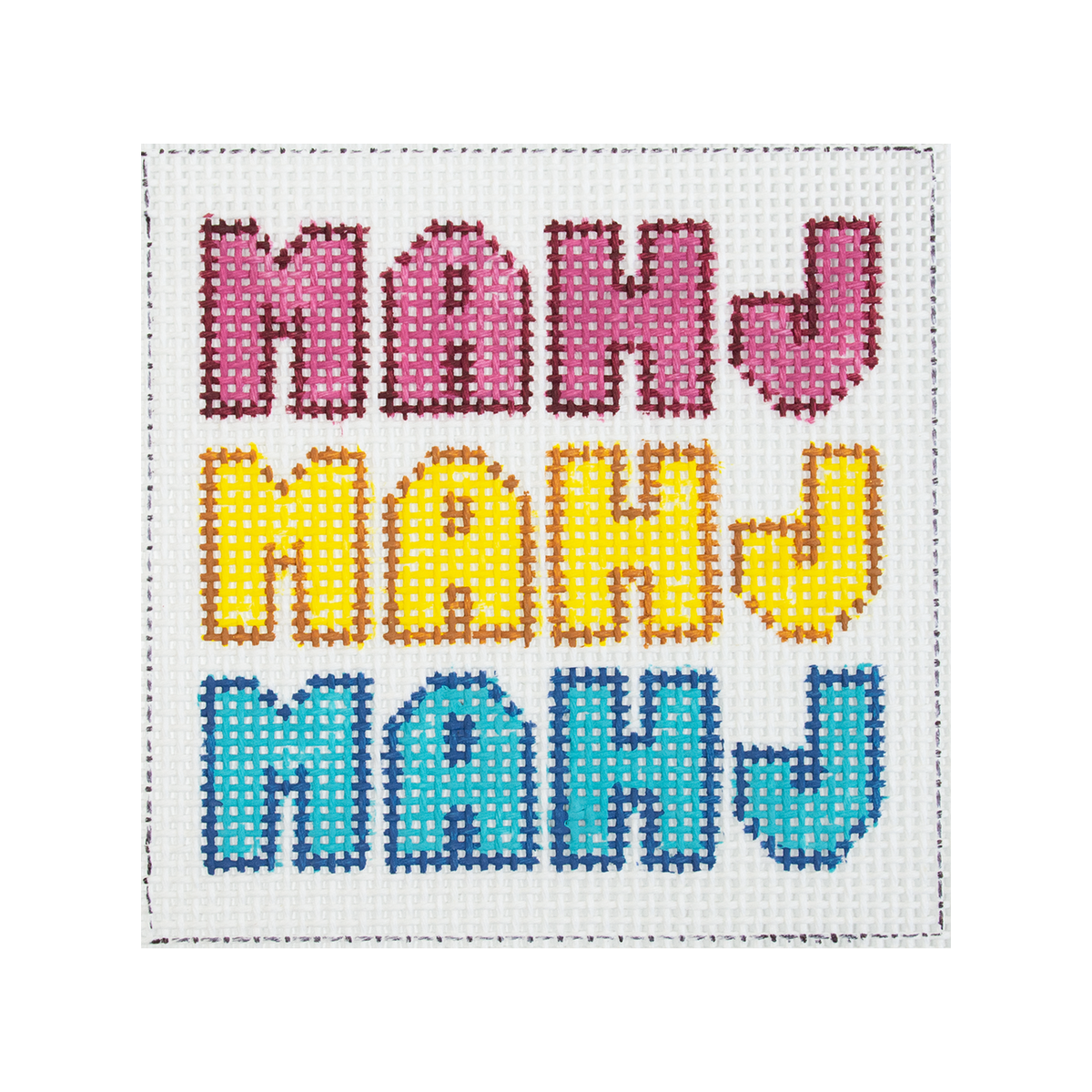 Mahj Tri Color Square - 1