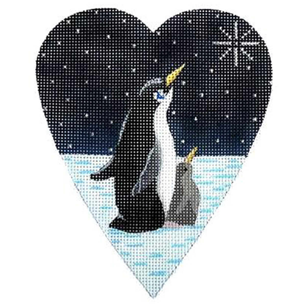 Midnight Penguin Heart - 1